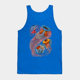 Ernst Haeckel Jellyfish Discomedusae Tank Top